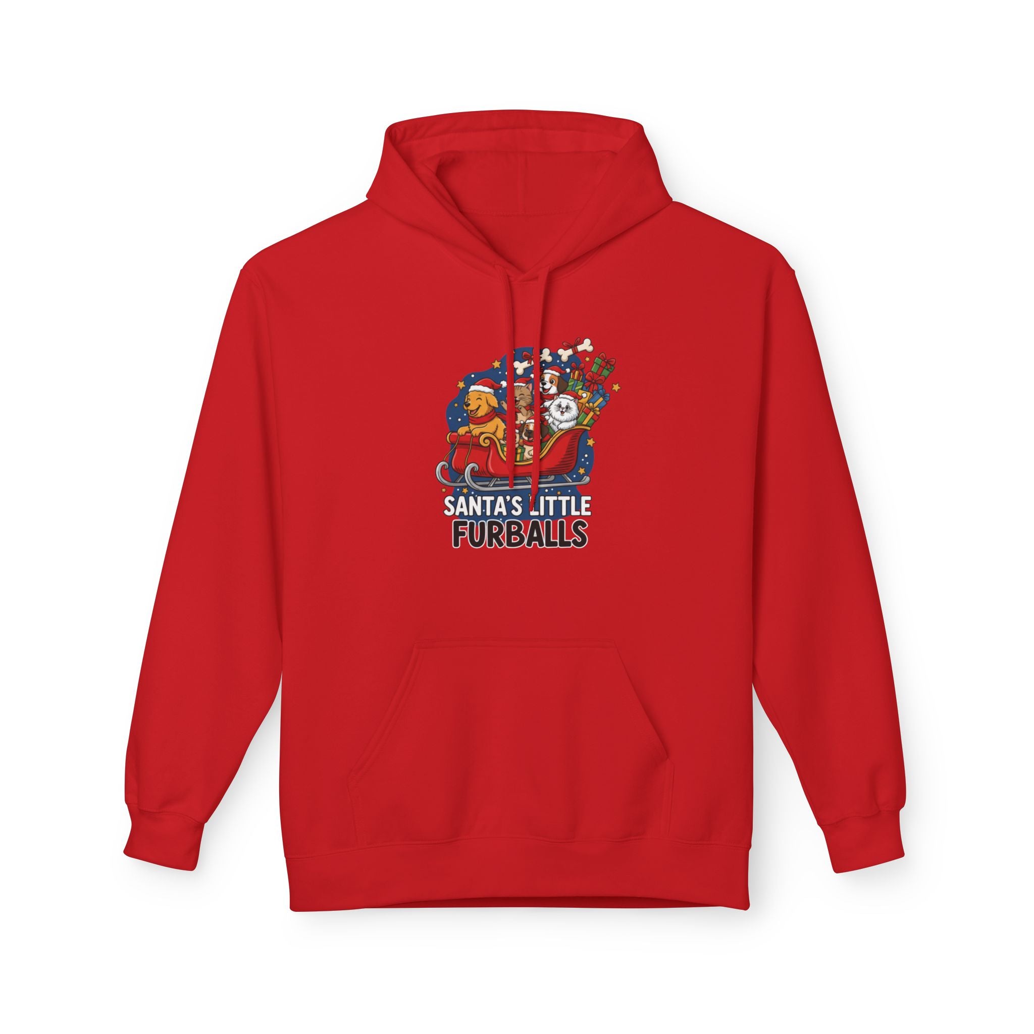 Fun Fleece Hoodie with Colorful Graphic