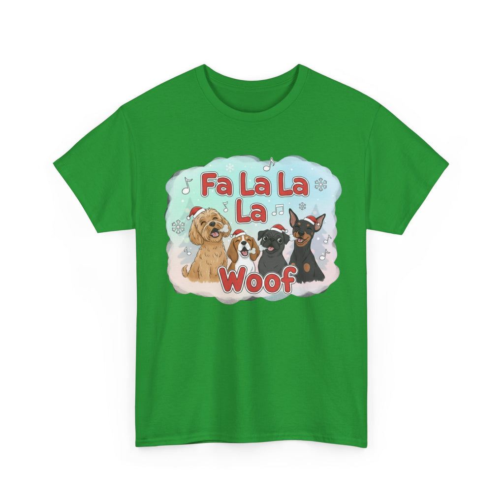 Holiday Dog Lover Tee - "Fa La La La Woof"