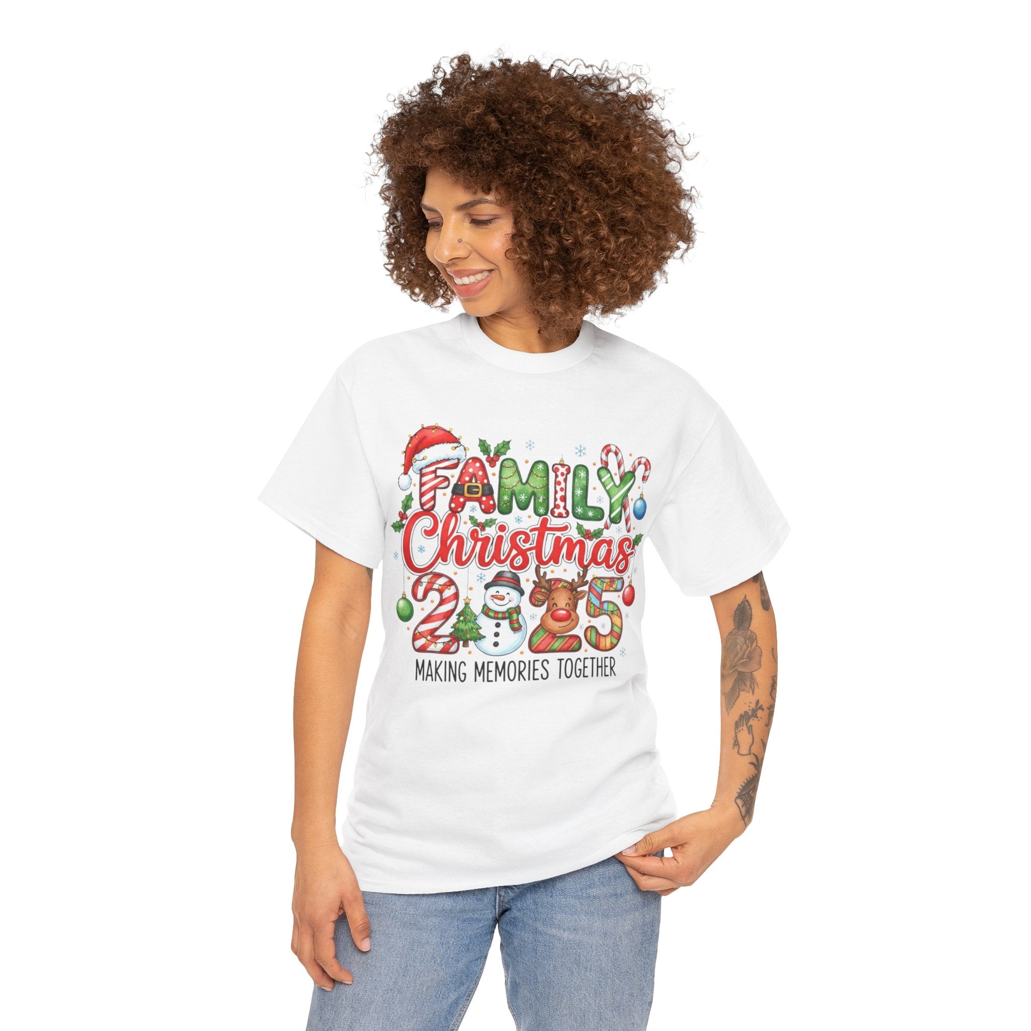Family Christmas Tee 2025, Unisex Christmas T-Shirt, Holiday Family Gathering Shirt, Making Memories Together, Christmas Gift, Family [...]