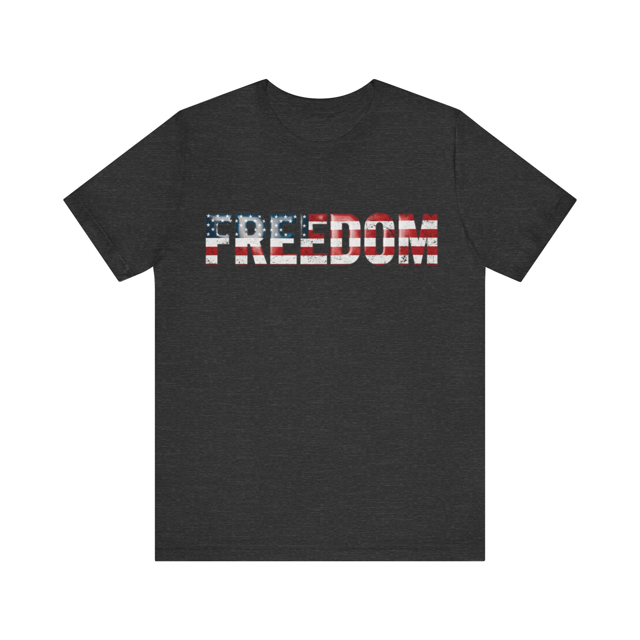Patriotic Freedom Tee, Unisex T-Shirt, USA Flag Shirt, American Freedom Shirt, Gift for Independence Day, Casual Wear