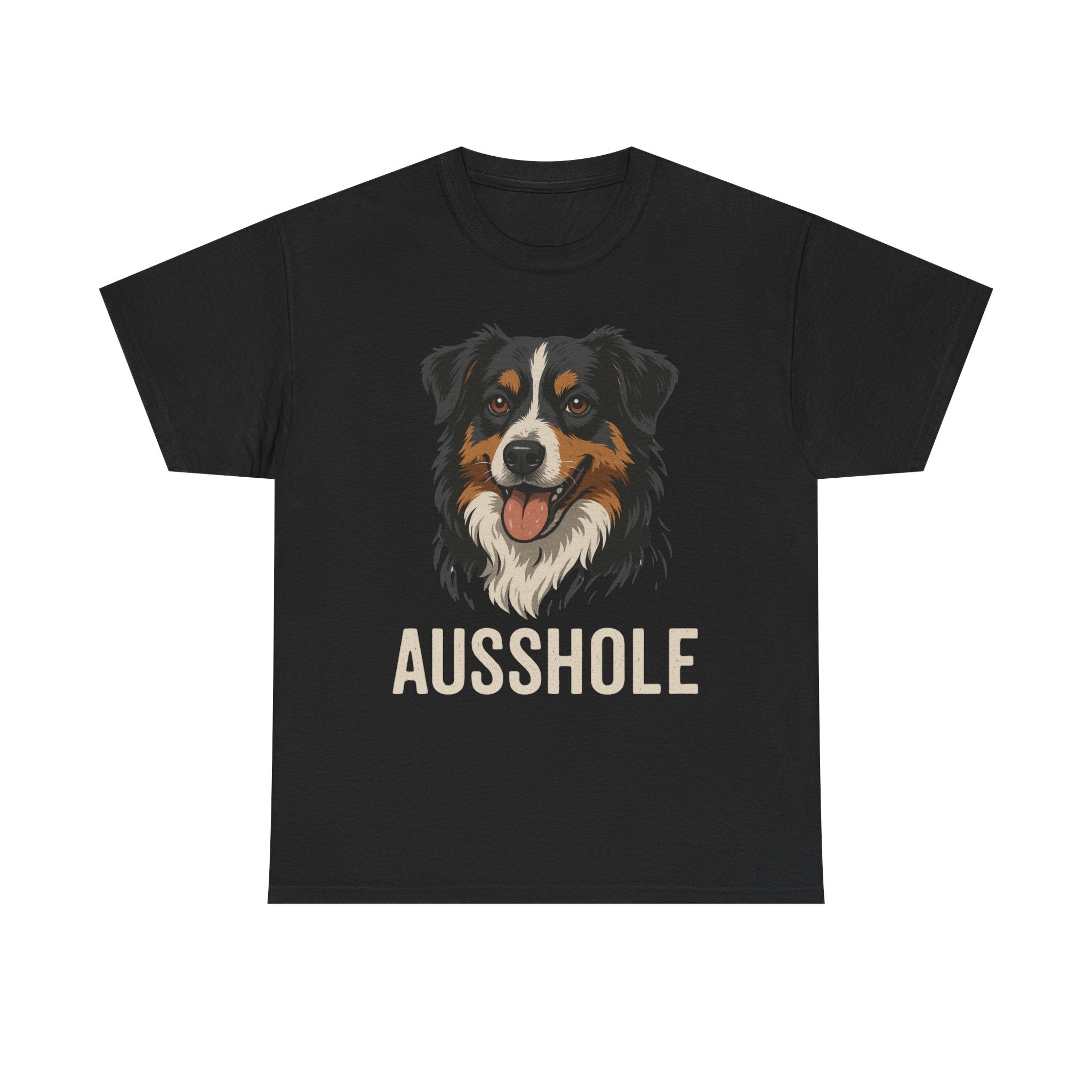 Funny Dog Lover Tee, Unisex Heavy Cotton T-Shirt, Aussie Humor Gift, Pet Owner Apparel, Cute Canine Shirt, Dog Owner Present