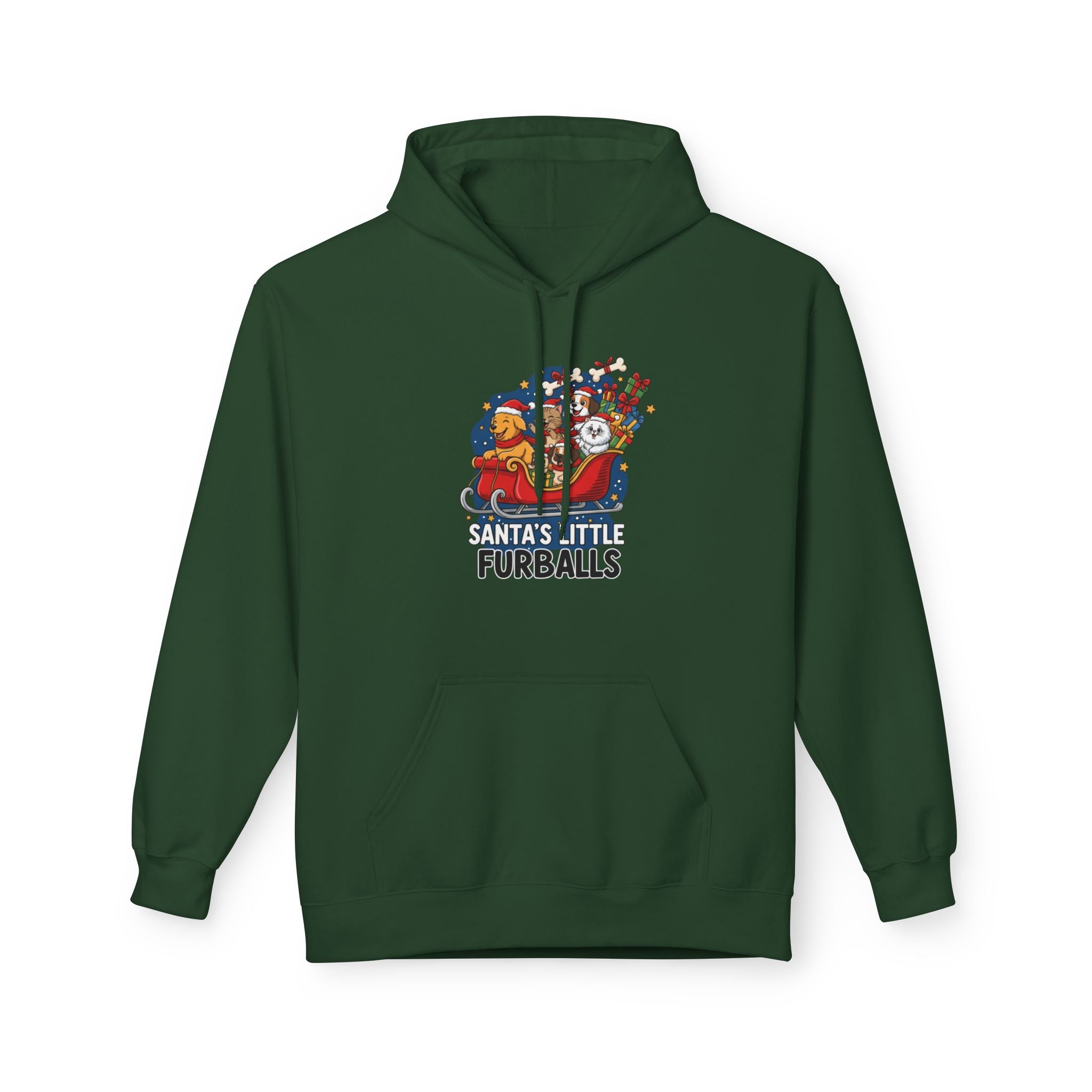 Fun Fleece Hoodie with Colorful Graphic