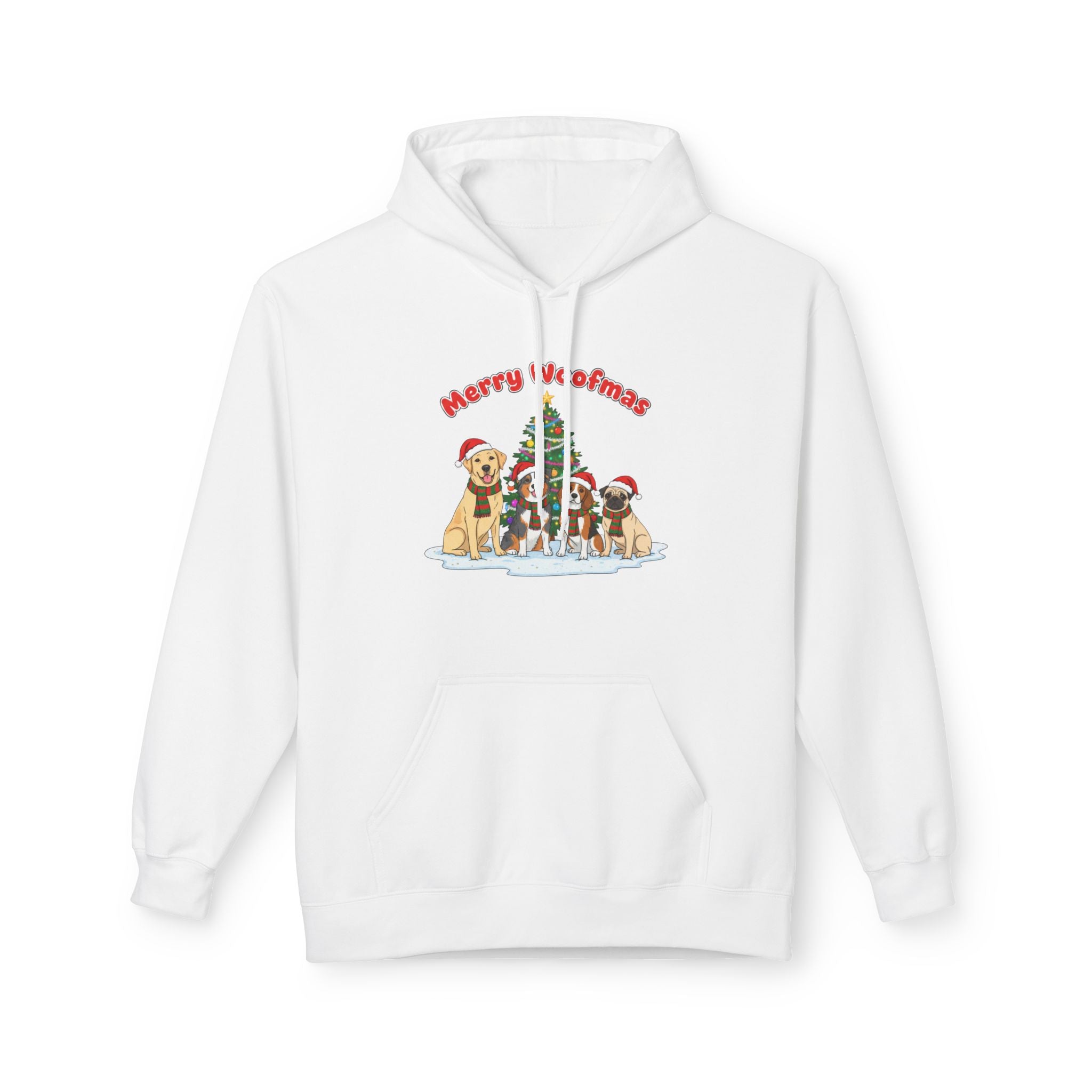 Festive Christmas Hoodie with Merry Christmas Design