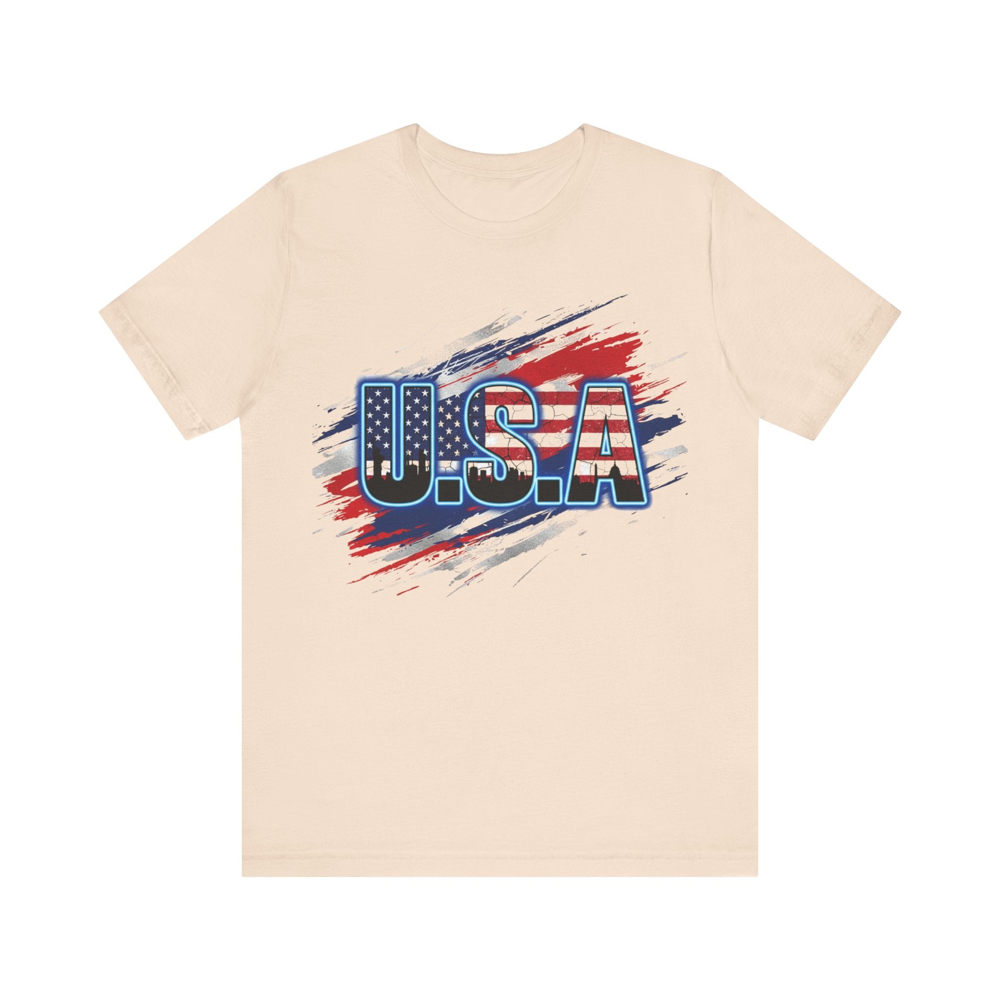 USA Patriotic Short Sleeve Tee | Perfect for Independence Day, Memorial Day, BBQs, Family Gatherings, Casual Outings