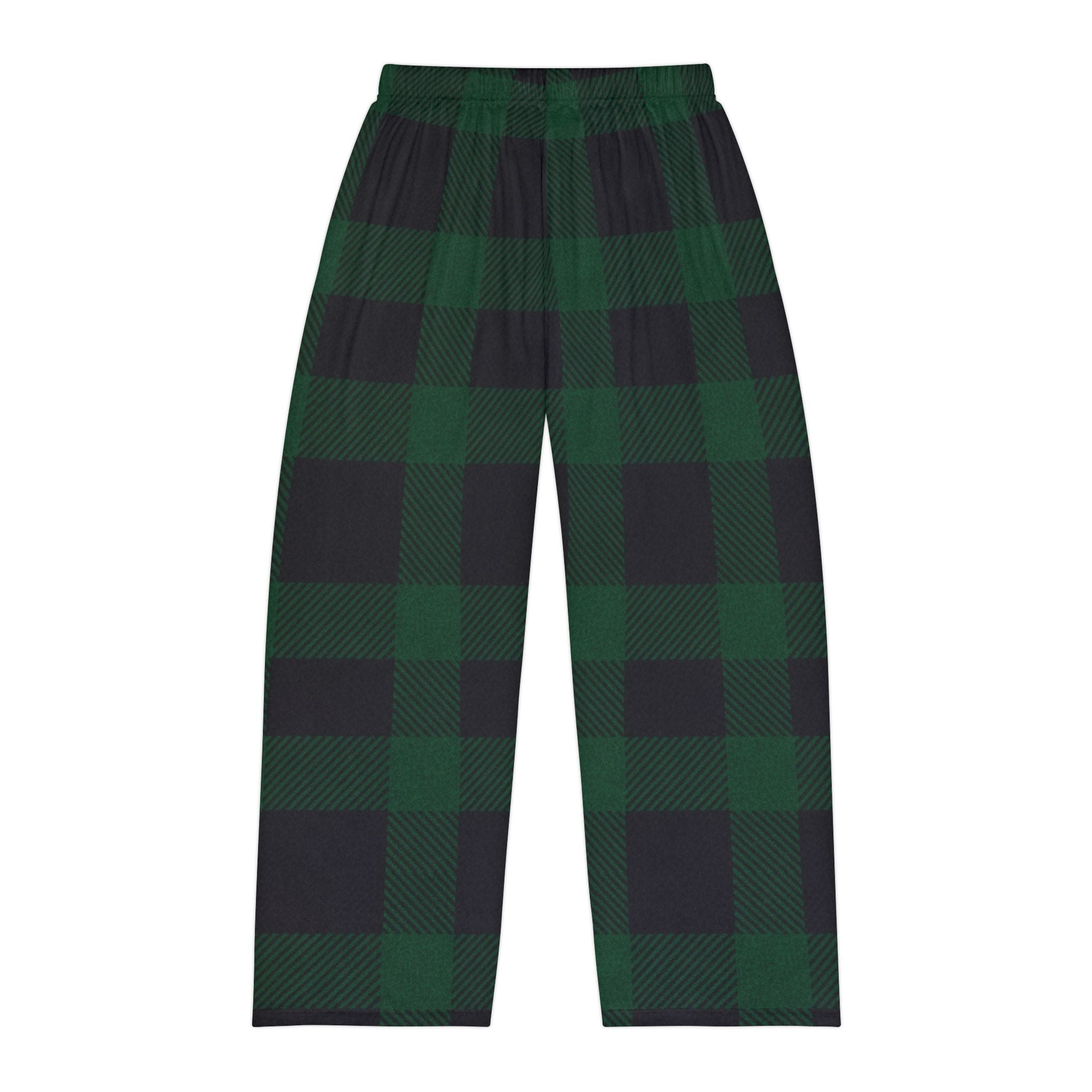 Buffalo Plaid Pajama Bottoms – Christmas Special in Green & Black