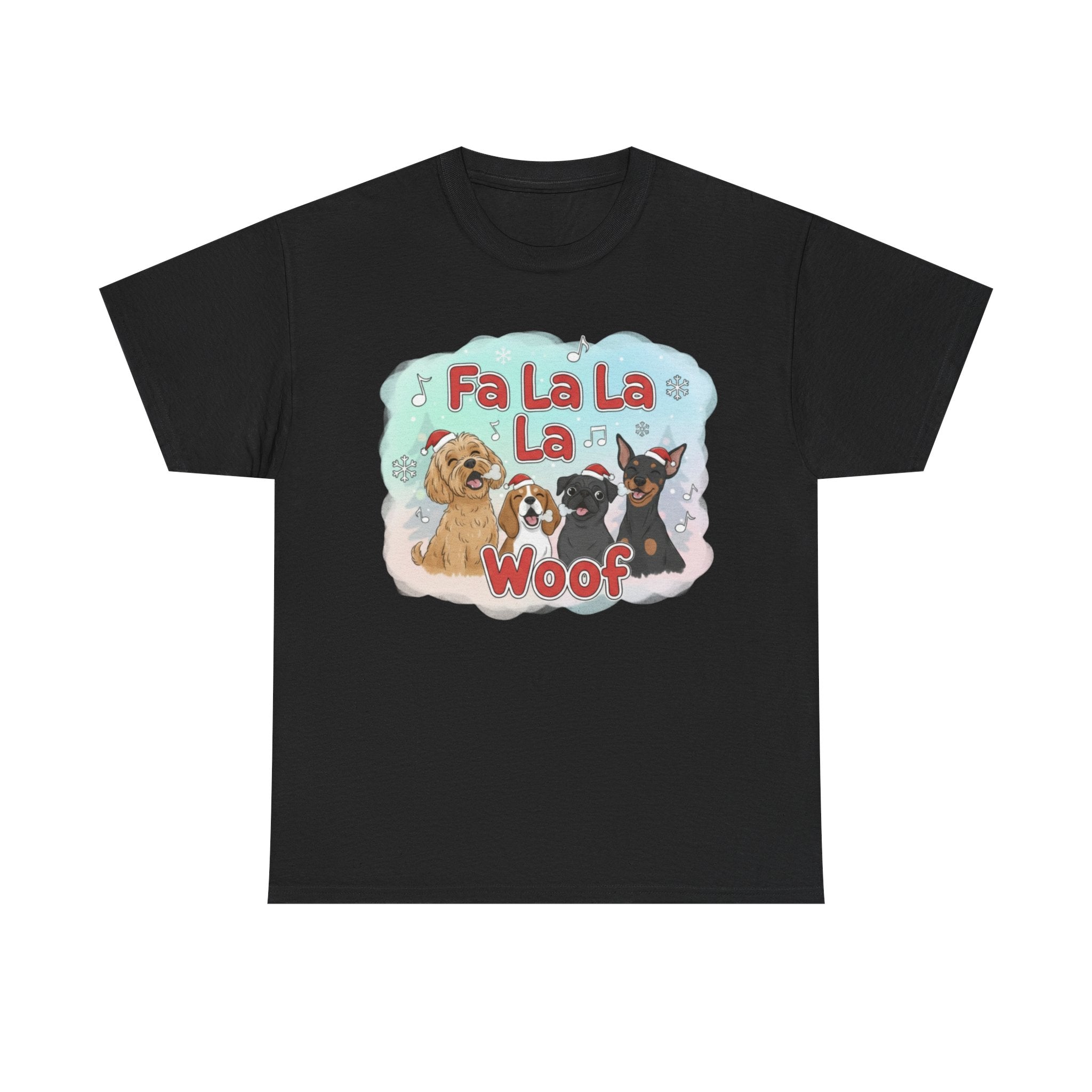 Holiday Dog Lover Tee - "Fa La La La Woof"