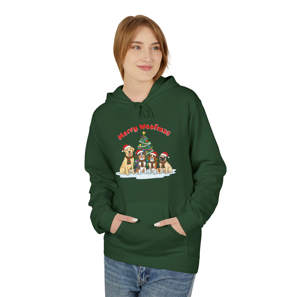 Festive Christmas Hoodie with Merry Christmas Design
