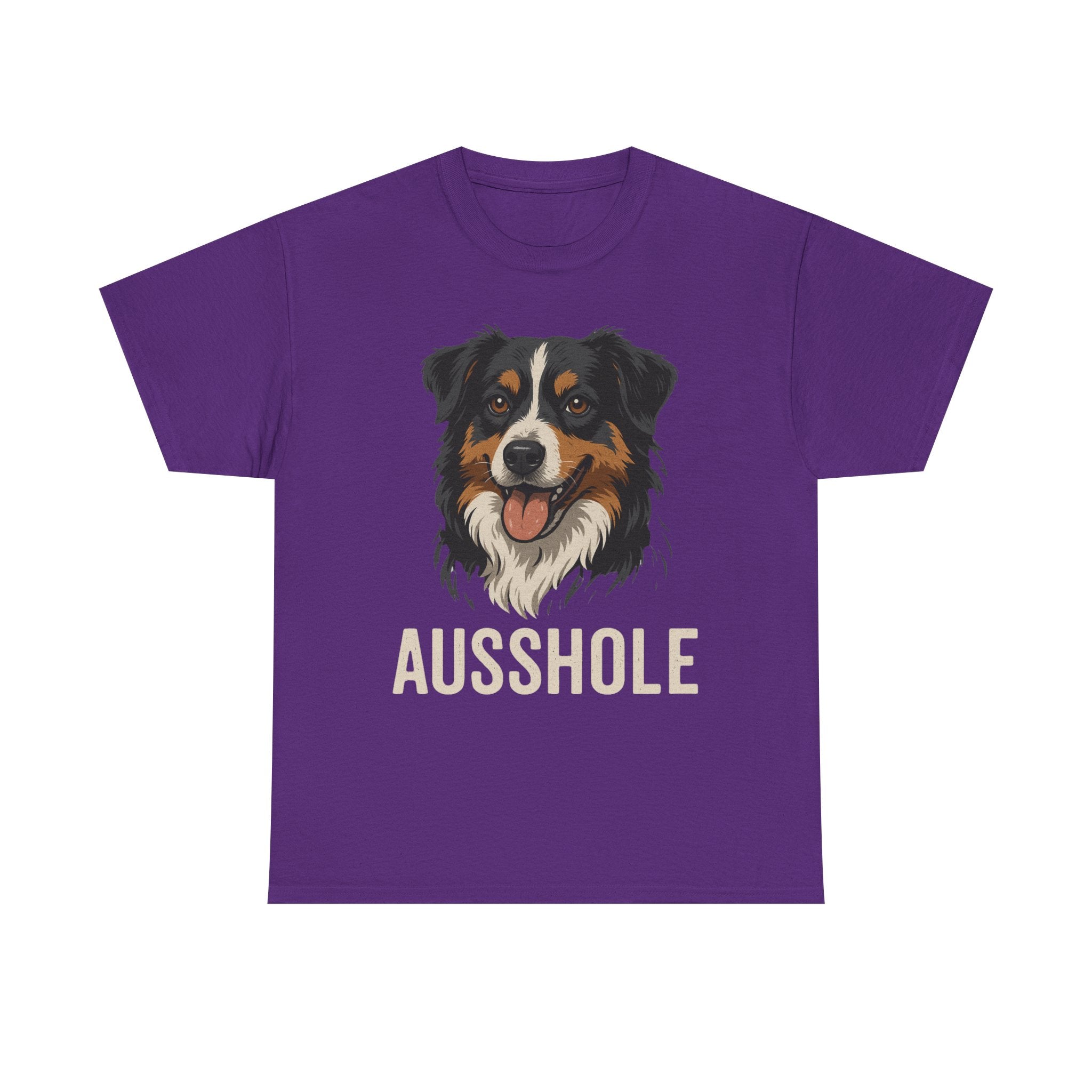 Funny Dog Lover Tee, Unisex Heavy Cotton T-Shirt, Aussie Humor Gift, Pet Owner Apparel, Cute Canine Shirt, Dog Owner Present