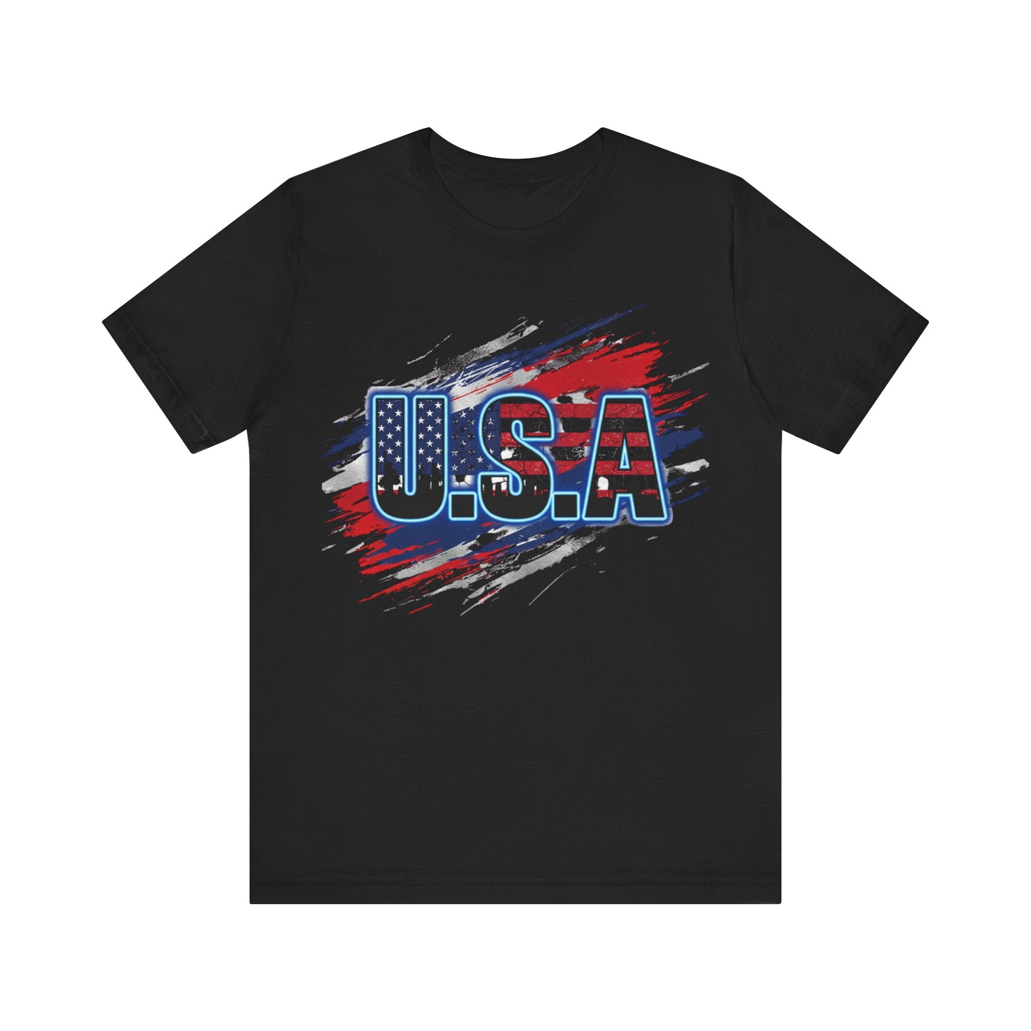 USA Patriotic Short Sleeve Tee | Perfect for Independence Day, Memorial Day, BBQs, Family Gatherings, Casual Outings