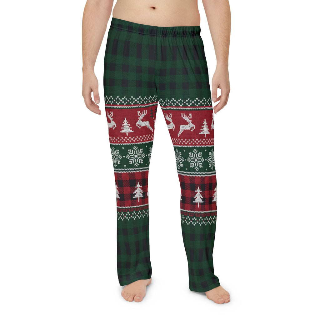 Cozy Men's Holiday Pajama Pants - Festive Christmas Design