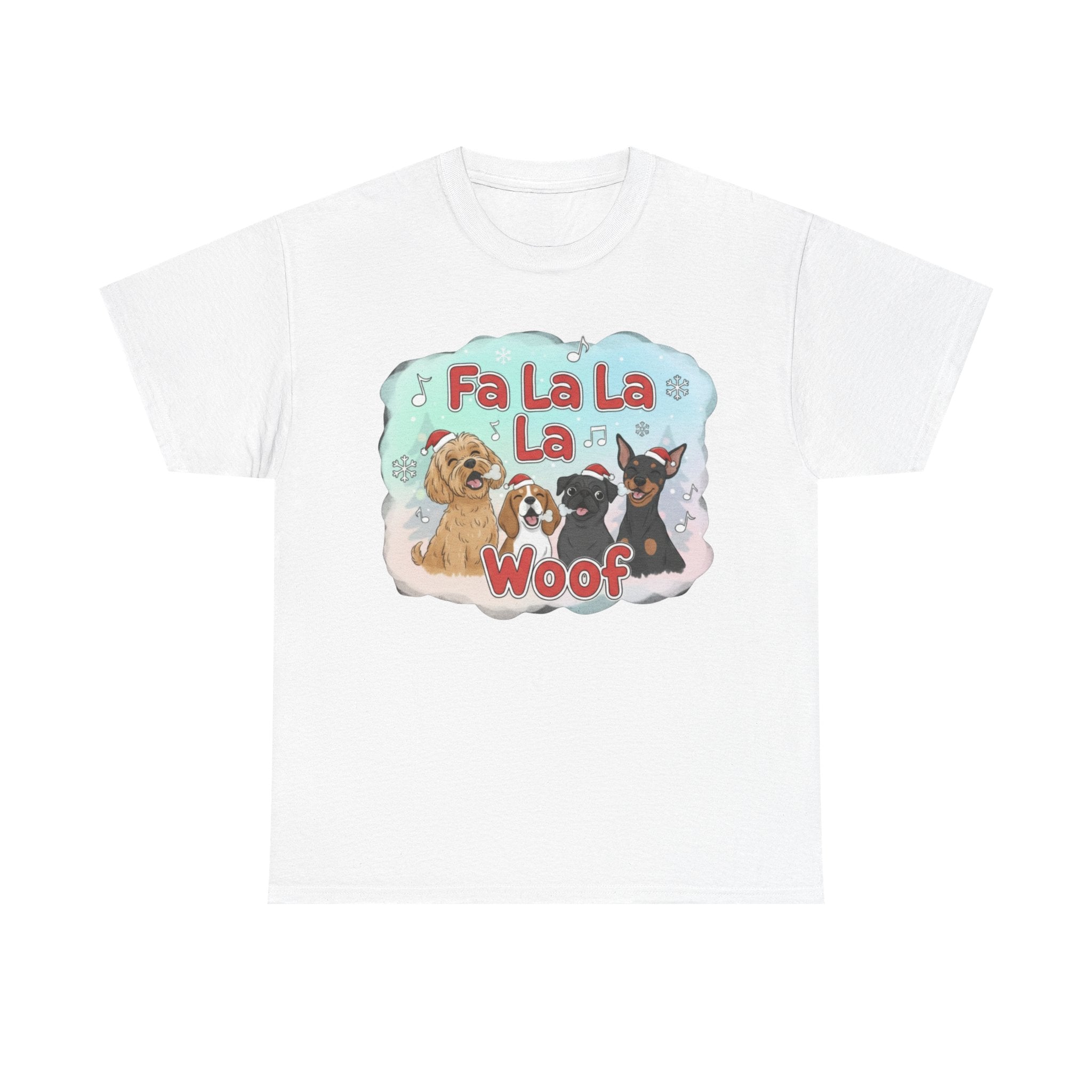 Holiday Dog Lover Tee - "Fa La La La Woof"